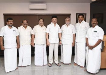 முதலமைச்சரை சந்தித்து அமைச்சர்  வாழ்த்து