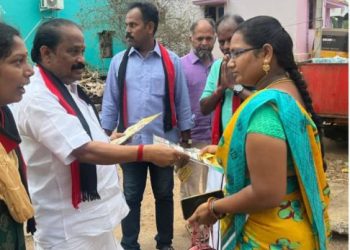 இந்திய கூட்டணிக் கட்சி சார்பில்  வாக்கு சேகரிப்பு