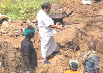 நகர்மன்ற தலைவர் அவர்கள் ஆய்வு