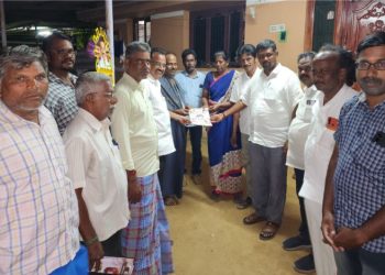 உதயசூரியன் சின்னத்தில்  வாக்கு சேகரிப்பு