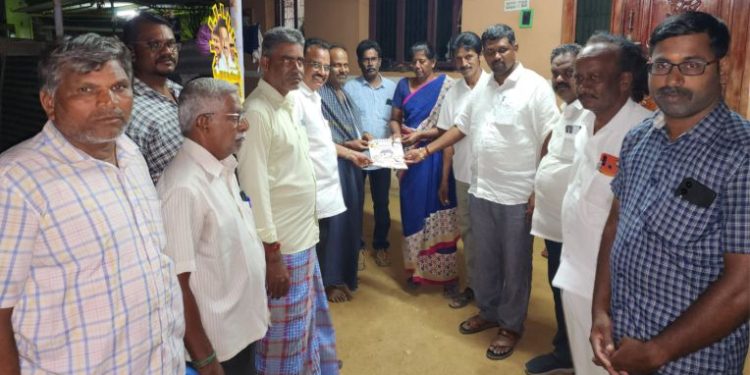 உதயசூரியன் சின்னத்தில்  வாக்கு சேகரிப்பு