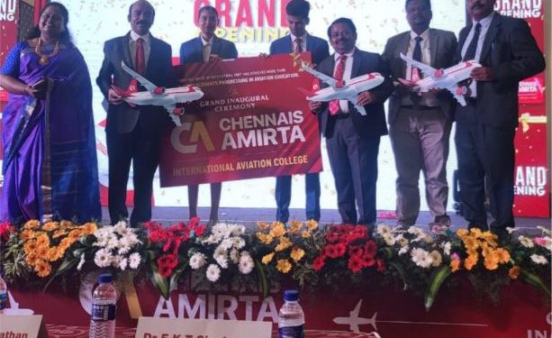 சென்னைஸ் அமிர்தா விமான கல்லூரியில் விழா