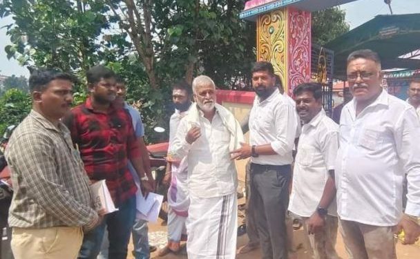இந்து சமய அறநிலைத்துறை அமைச்சர் ஆய்வு
