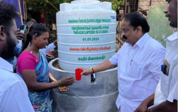 குடிநீர் தொட்டி திறப்பு