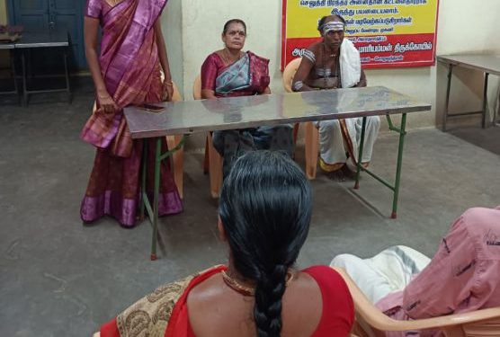 பணி நிறைவு செய்தவருக்கு பாராட்டு விழா