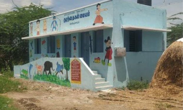 புதிதாக கட்டப்பட்டுள்ள அங்கன்வாடியை திறக்க கோரிக்கை