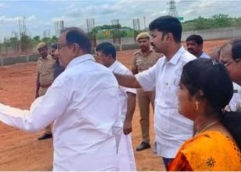 மதிய உணவு மற்றும் நிதி அமைச்சர் ஆய்வு