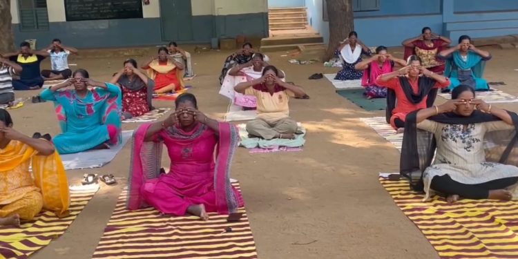 காவலர்களுக்கு மன அமைதிக்கான பயிற்சி