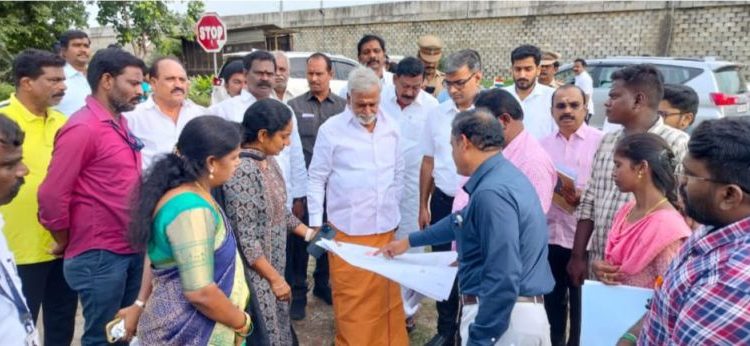 இந்து சமய அறநிலைத்துறை அமைச்சர் ஆய்வு