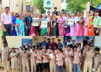 மாணவர்கள் ஆதார் சான்றிதழ் வழங்கும் விழா