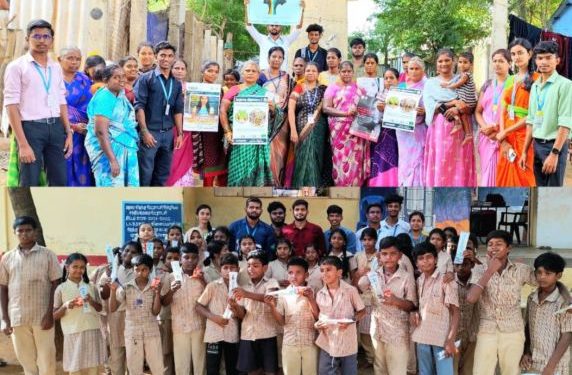 மாணவர்கள் ஆதார் சான்றிதழ் வழங்கும் விழா