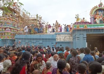 கும்பாபிஷேக விழாவில் பக்தர்கள் பங்கேற்பு