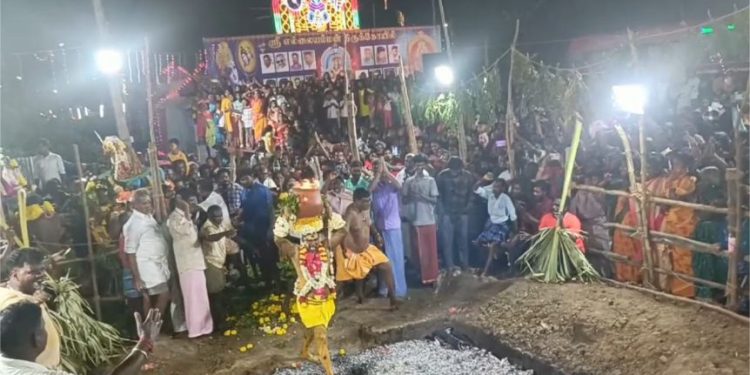 திருக்கோவிலில் தீமிதி விழா