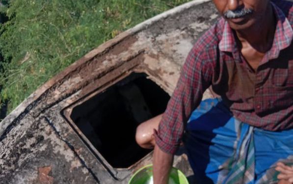 குடிநீர் தொட்டி சுத்தம் செய்து குடிநீர் விநியோகம்