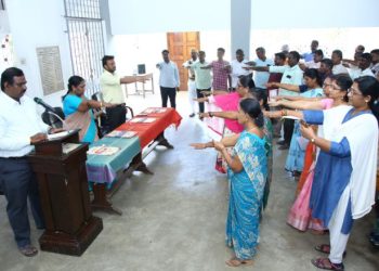 சமூக நீதி நாள் உறுதிமொழி ஏற்பு