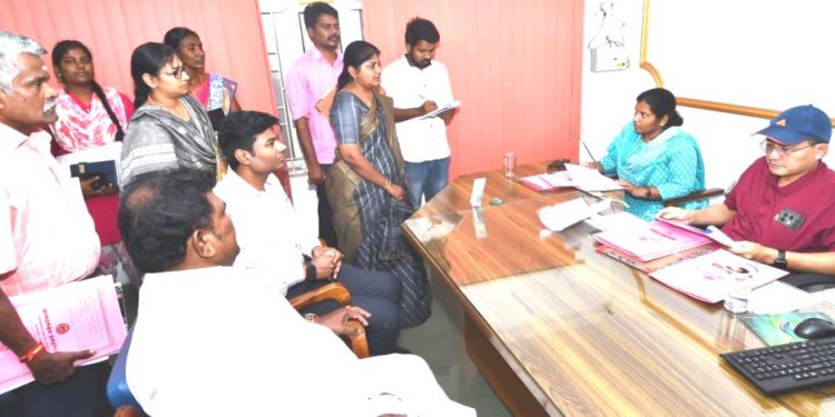 திட்டப்பணிகள் குறித்து கலந்து ஆலோசனைக் கூட்டம்