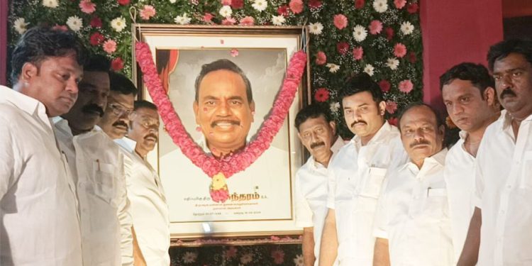 முன்னாள் அமைச்சர் அவர்களின் படத்திறப்பு நிகழ்ச்சி