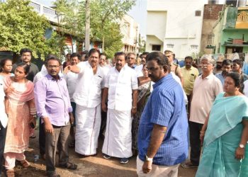 மதுரையில் அமைச்சர்கள் ஆய்வு