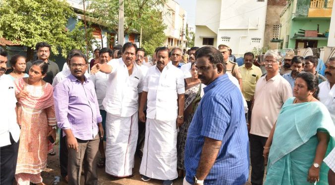 மதுரையில் அமைச்சர்கள் ஆய்வு