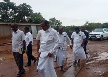 கல்லூரியில் புதிய கட்டிட பணி