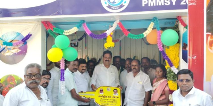 புதிய மீன் விற்பனை அங்காடி திறப்பு விழா