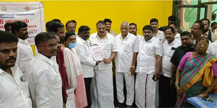 திமுக சார்பில் இரத்ததான முகாம்