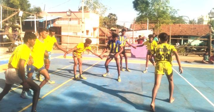 மாவட்ட அளவிலான கபடி போட்டி