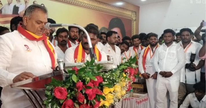 தமிழக வெற்றிக் கழகம் சார்பில் நல திட்ட உதவி