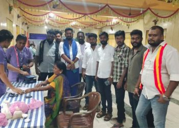 தமிழக வெற்றி கழகம் சார்பில் இலவச மருத்துவ முகாம்