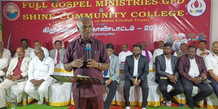 ஷைன் குளோபல் அறக்கட்டளை சார்பாக கிறிஸ்துமஸ் விழா