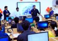 பள்ளியில் தமிழ்மொழி ஆய்வகத் திறப்பு விழா
