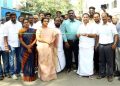 புதிய தார் சாலை திறந்து வைத்த ஆணையாளர்