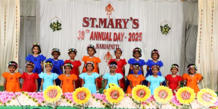 மெட்ரிகுலேஷன் பள்ளியில் 38வது ஆண்டு விழா