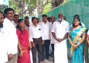 நூலக கட்டிடம் கட்ட அடிக்கல் நாட்டு விழா