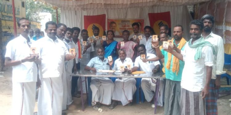 தேமுதிக சார்பாக உறுப்பினர் சேர்க்கை முகாம்