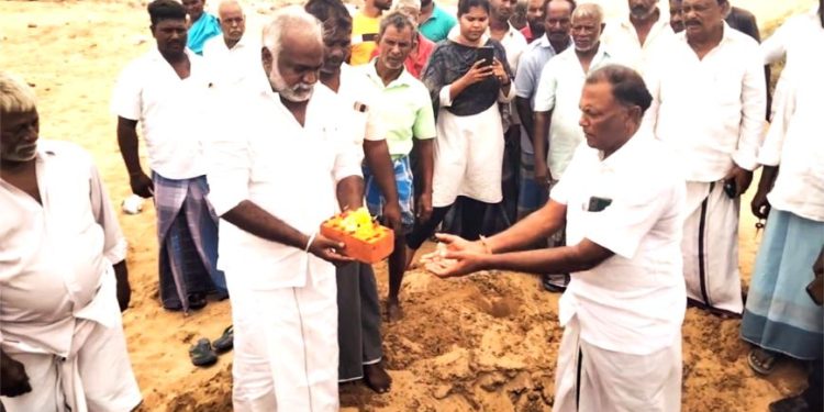 குடிநீர் சுத்திகரிப்பு நிலையம் அமைக்க பூமி பூஜை