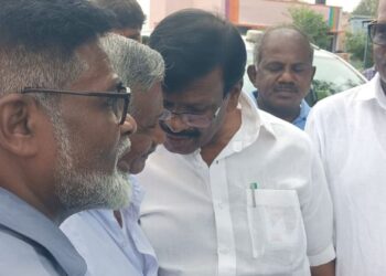 கள ஆய்வுப் பணியில் ஈடுபட்ட நலத்துறை அமைச்சர்