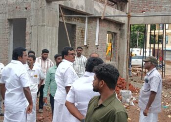 உசிலம்பட்டி பகுதியில் எம்.பி. ஆய்வு