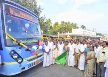 40 புதிய ‘மகளிர் விடியல்’ பேருந்துகள் சேவை துவக்கம்