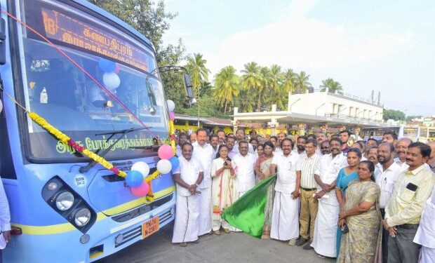 40 புதிய ‘மகளிர் விடியல்’ பேருந்துகள் சேவை துவக்கம்