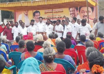 திமுக சார்பில் நலத்திட்ட உதவிகள்