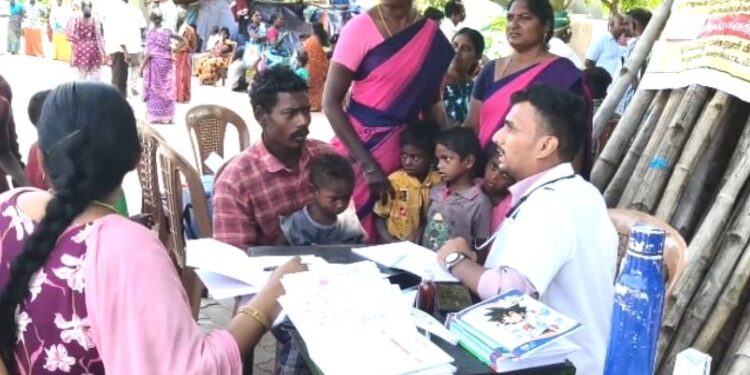 உசிலம்பட்டி அருகே மலைவாழ் மக்களுக்கு சிறப்பு முகாம்