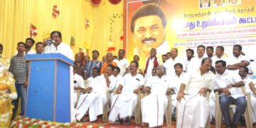 அலங்காநல்லூரில் திமுக பொது உறுப்பினர்கள் கூட்டம்