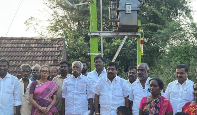 முள்ளாங்காடு கிராமத்தில் புதிய மின்மாற்றி தொடக்கம்