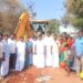 காரைக்குடியில் புதிய தார்ச்சாலை பணிக்கான பூமி பூஜை
