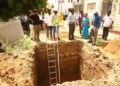 மதுரையில் பாதாள சாக்கடைப் பணிகளை குறித்து ஆணையாளர் ஆய்வு