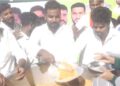 விஜய் பிறந்தநாளை முன்னிட்டு திம்மாவரத்தில் அன்னதானம்