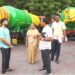 மாநகராட்சியில் வாகன பணிமனையை ஆய்வு செய்த ஆணையாளர்