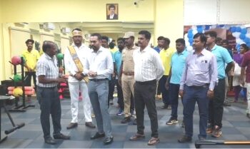 நவீன உடற்பயிற்சி கூடத்தை திறந்து வைத்த ஆட்சியர்